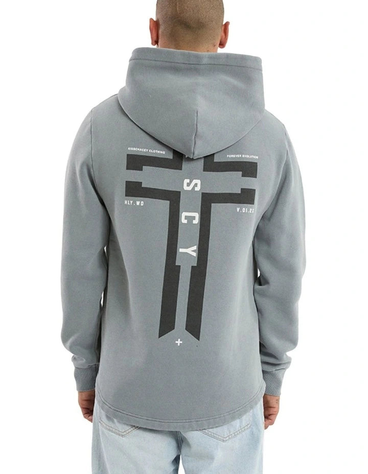 DIVINEDUAL CURVED HOODIE