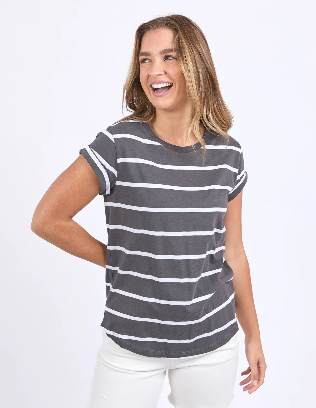 MANLY STRIPE TEE