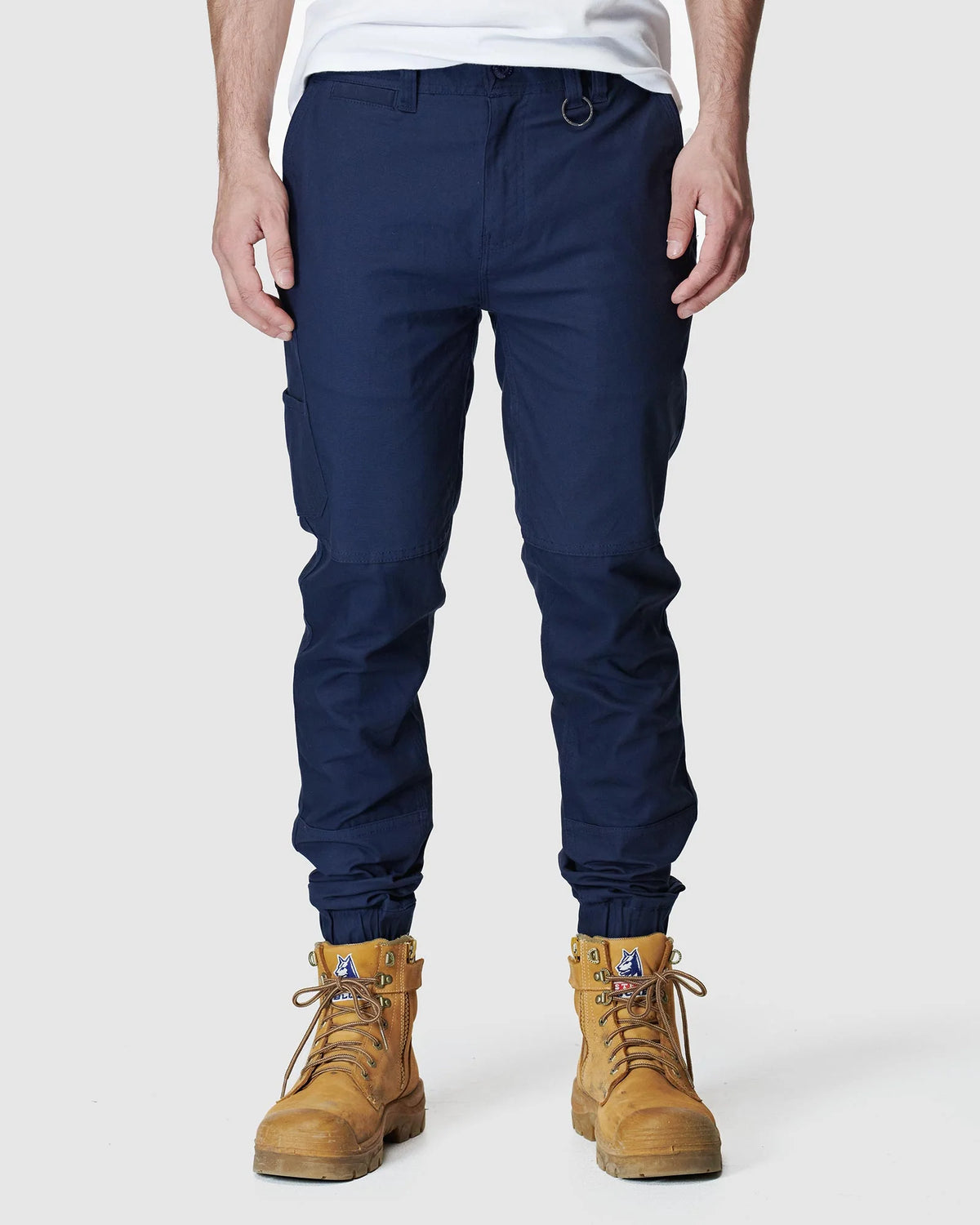 MENS CUFFED ELASTIC PANTS