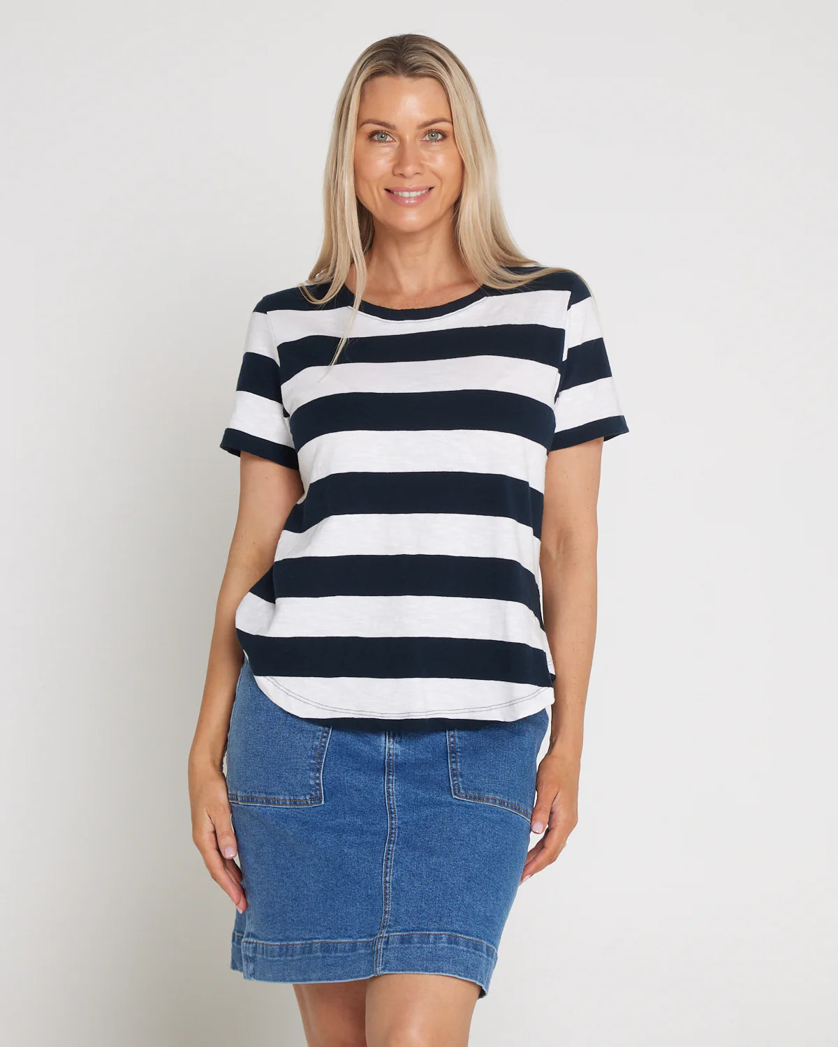 SPRITZ STRIPE SS TEE