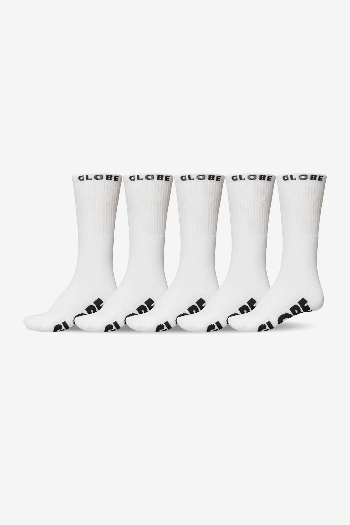 GLOBE WHITEOUT SOCK 5PK