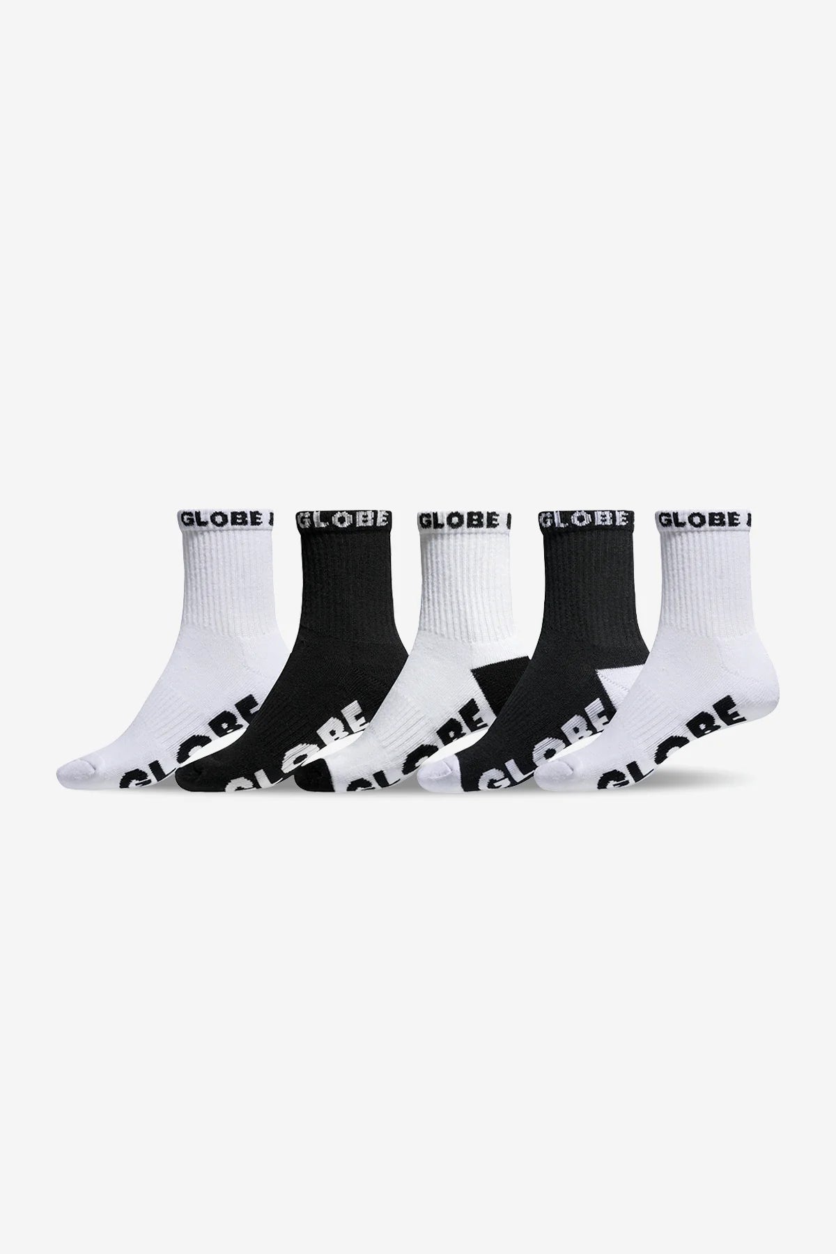 GLOBE YOUTH QUARTER SOCK 5PACK