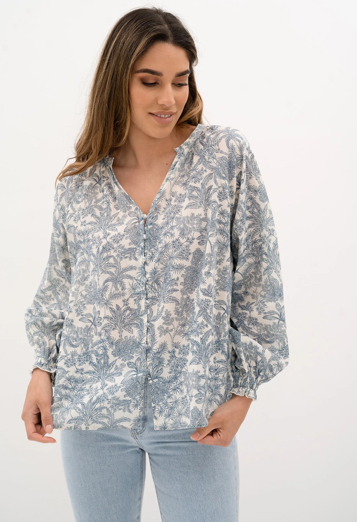 CHI CHI L/S ELYSIAN BLOUSE
