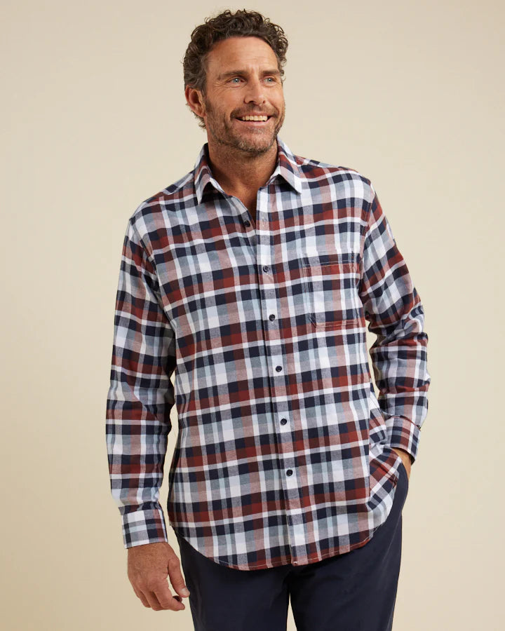 MAXWELL COTTON BRUSH SHIRT