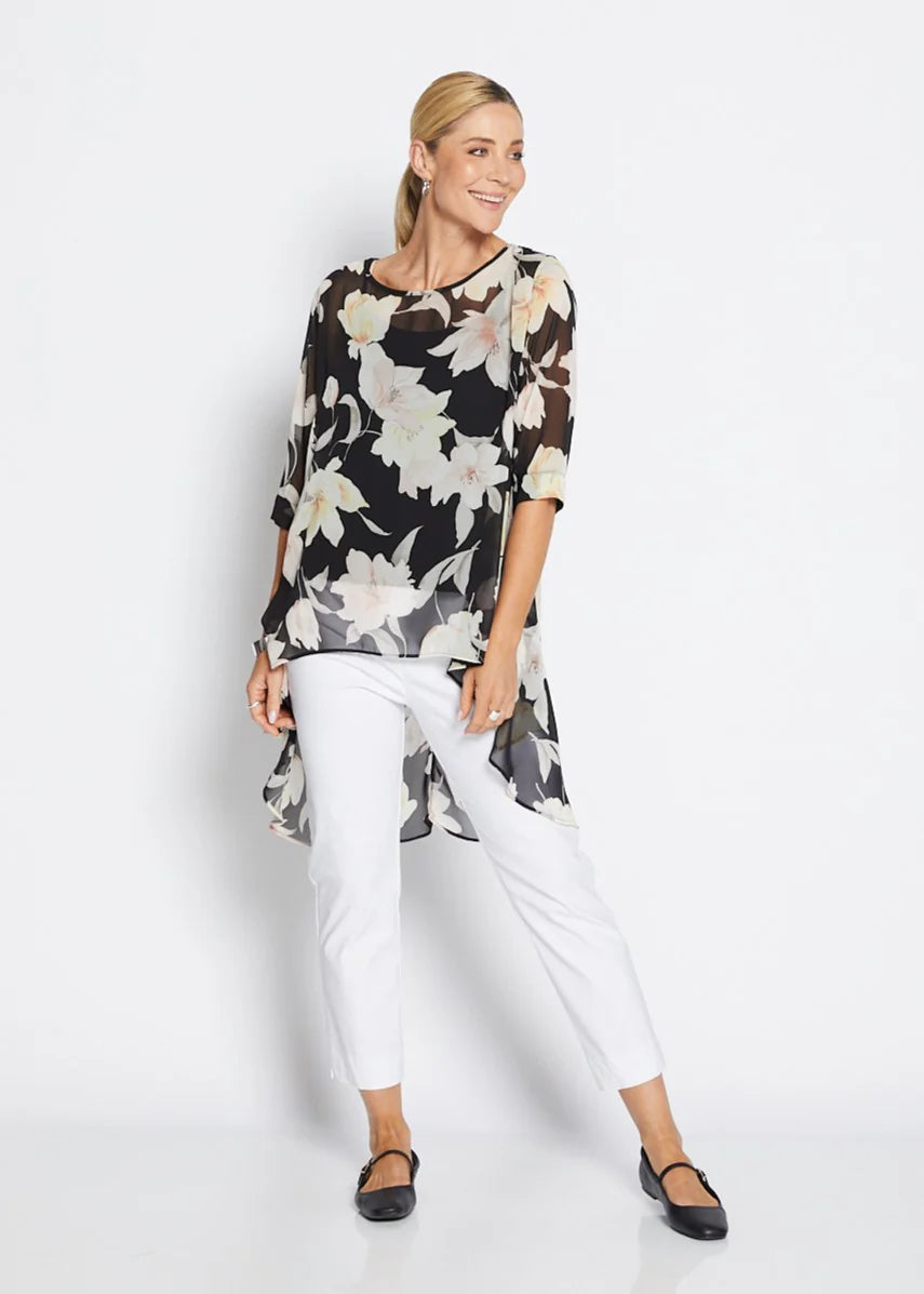 ALICIA 3/4 HI LO TUNIC