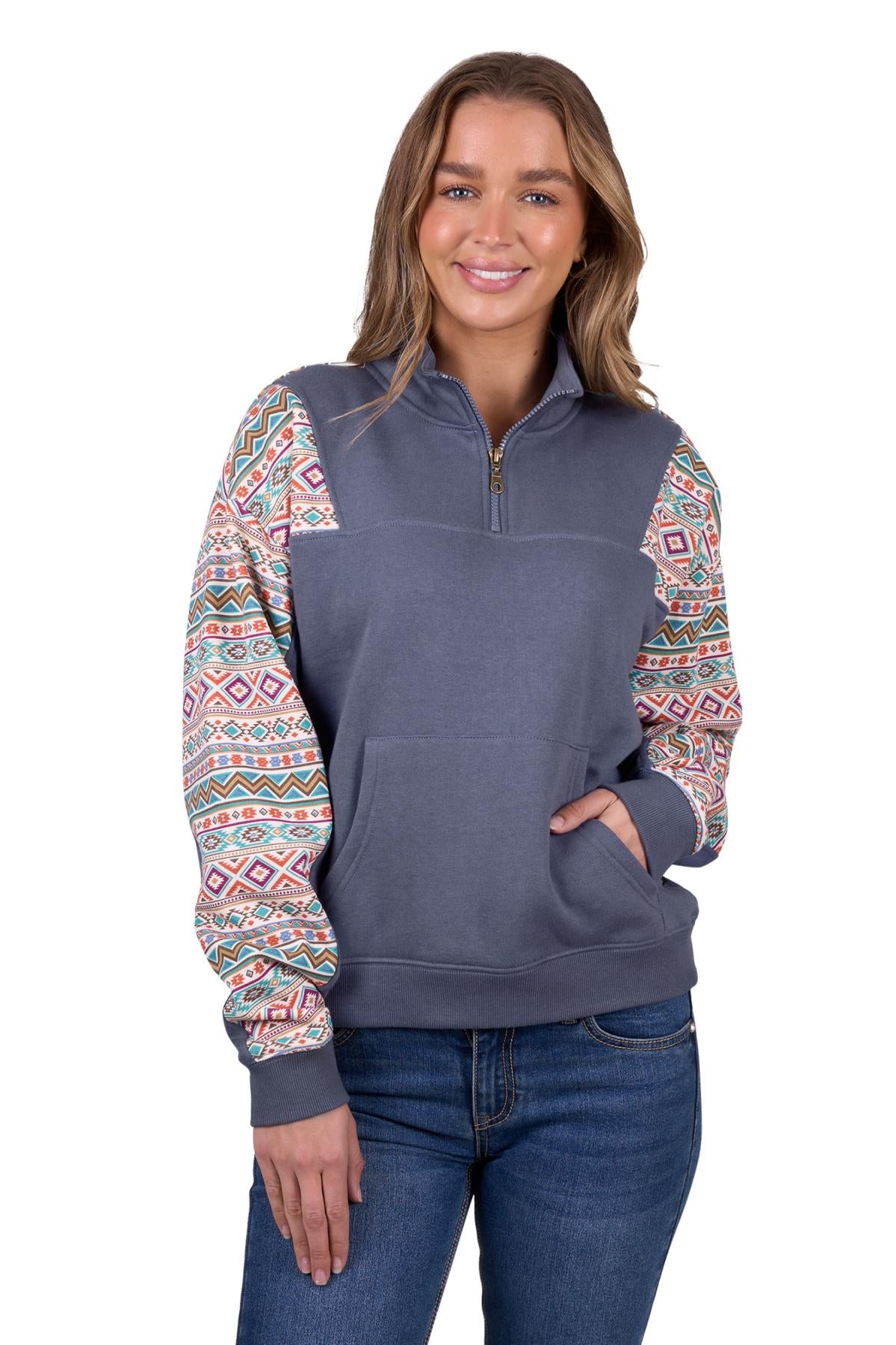 WMNS SALLY 1/4 ZIP PULLOVER