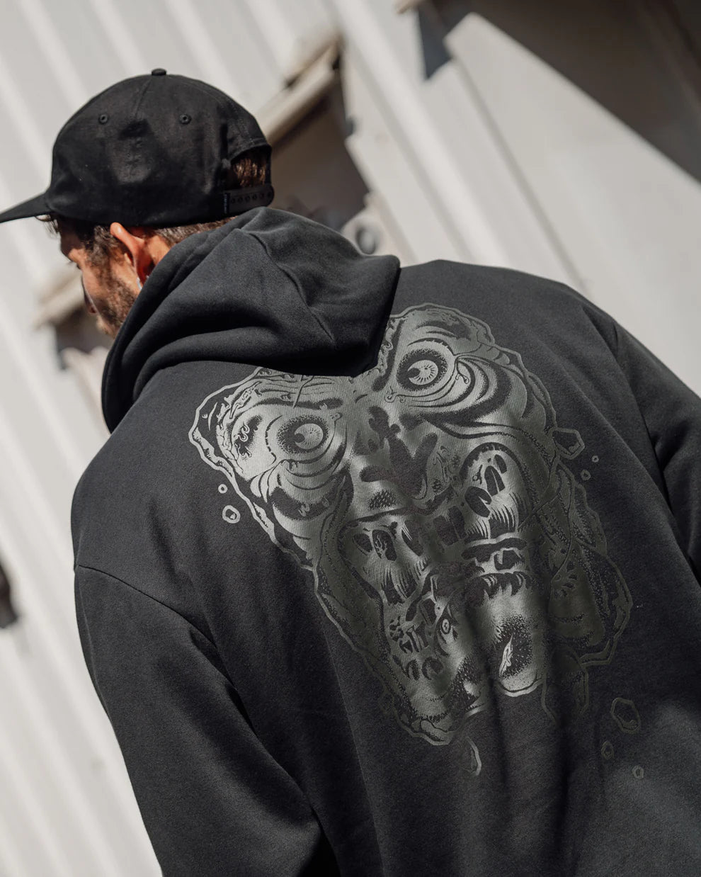 ROSKOPP DESTRUCT FACE HOODIE