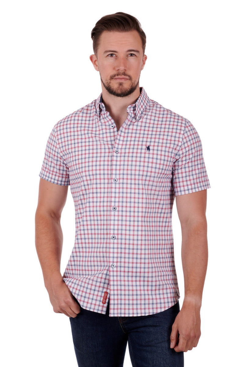 MENS NELSON TAILORED SHORT SLEEVE SHIRT