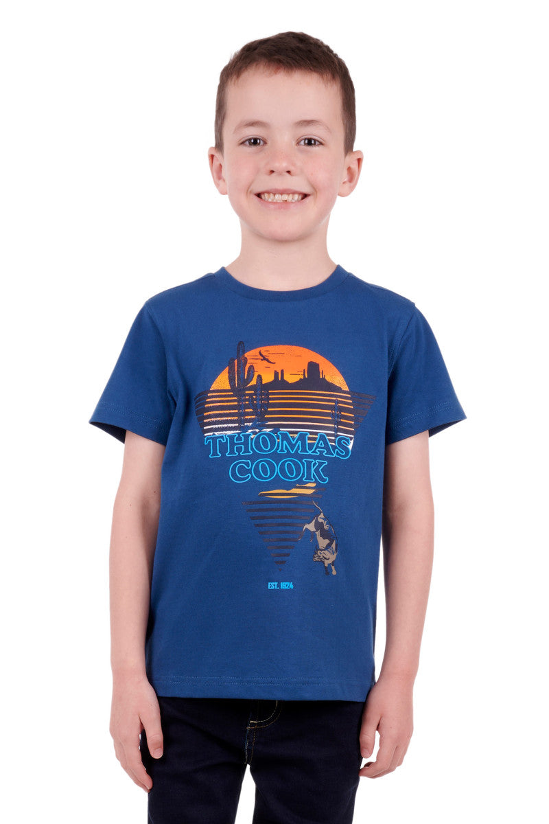 BOYS SUNSET SHORT SLEEVE TEE