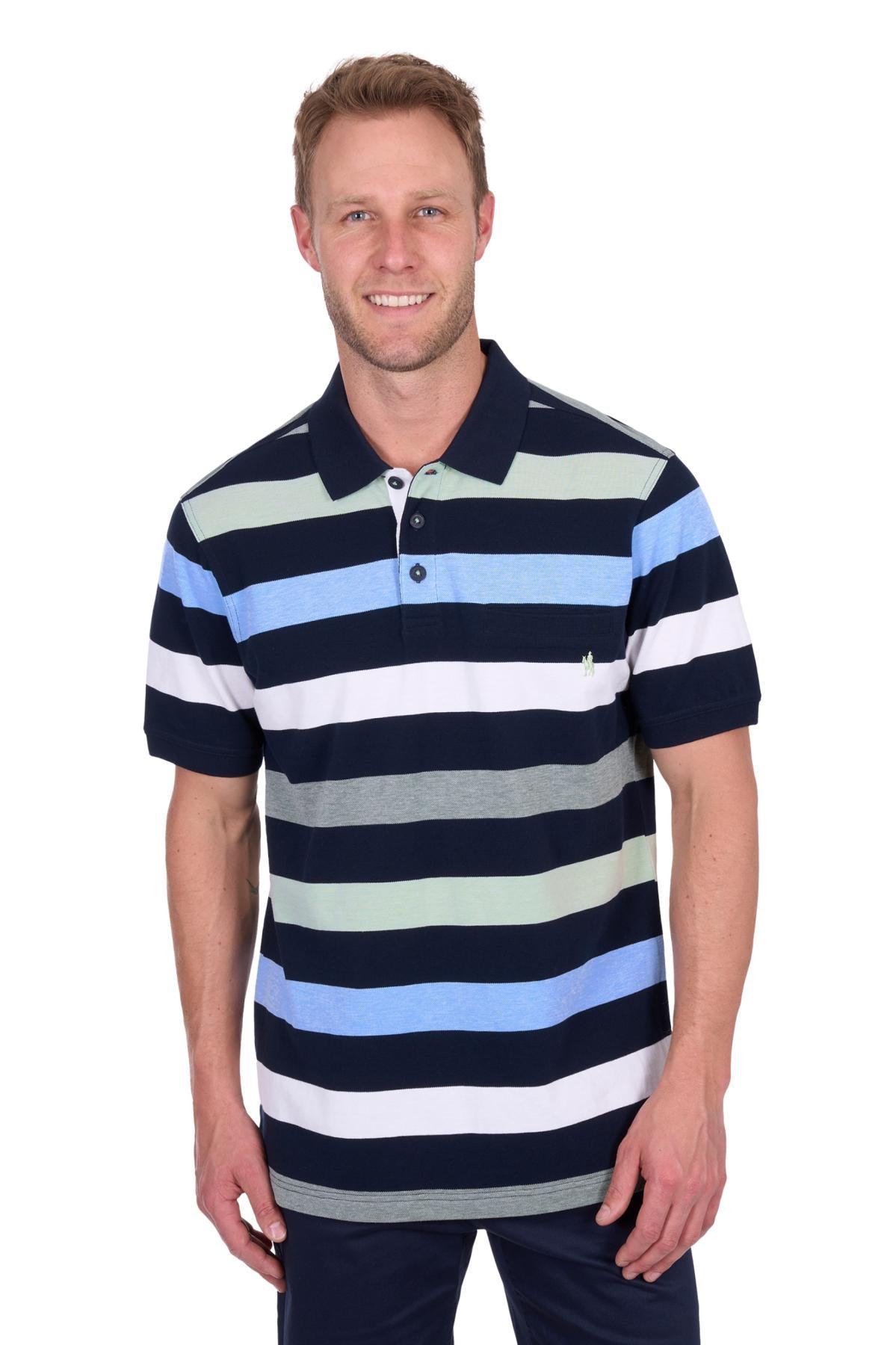 MENS CHARLES 1PKT SS POLO