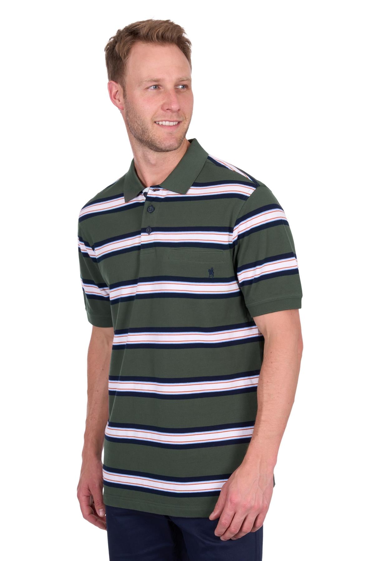 MENS CHAD 1PKT SS POLO