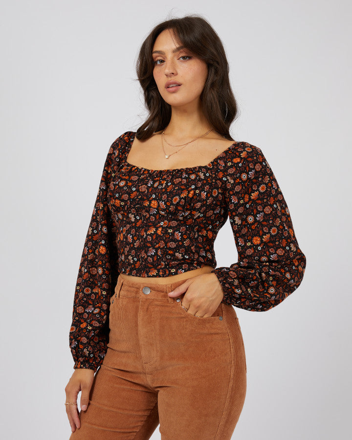 LUNAR FLORAL TOP