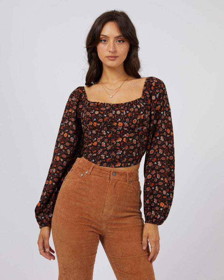 LUNAR FLORAL TOP