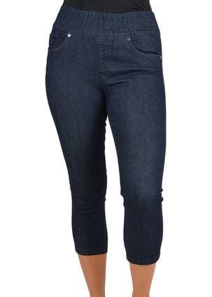 PEARL PULL-ON WONDER JEAN CAPRI