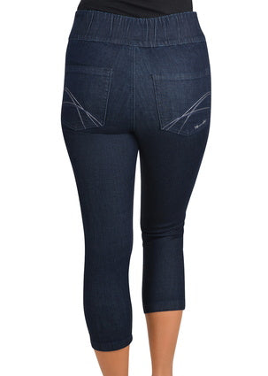 PEARL PULL-ON WONDER JEAN CAPRI