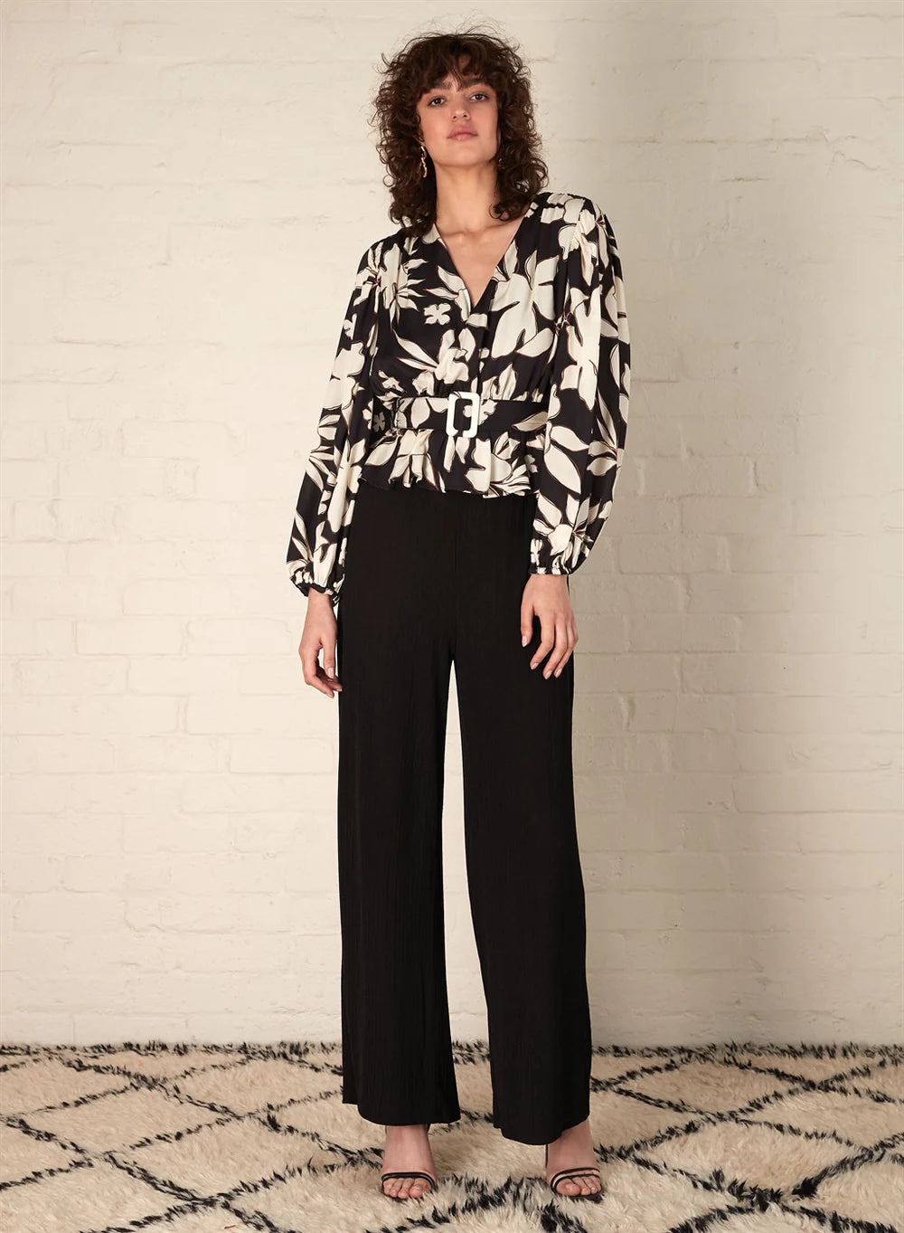 ROSEWOOD CROSSOVER BLOUSE