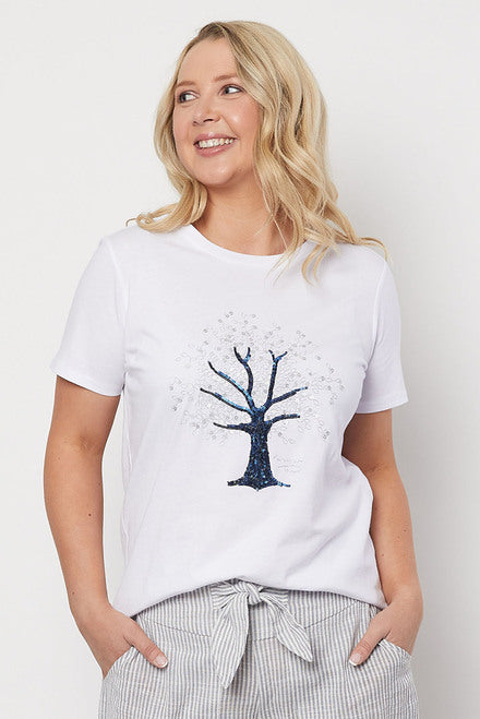 TREE MOTIF TEE