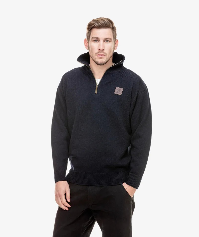 MARINER ZIP NECK SWEATER