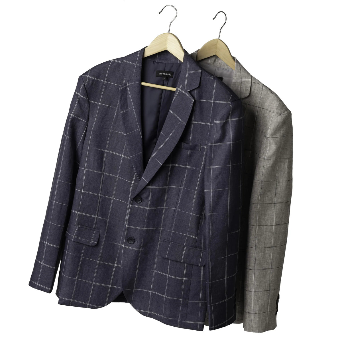 LUXURY LINEN CHECK JACKET