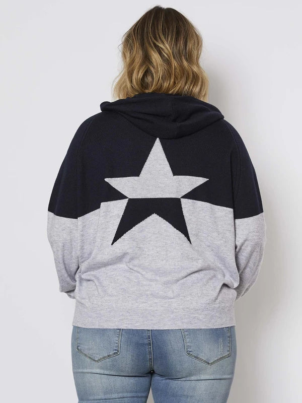 STAR BACK KNIT