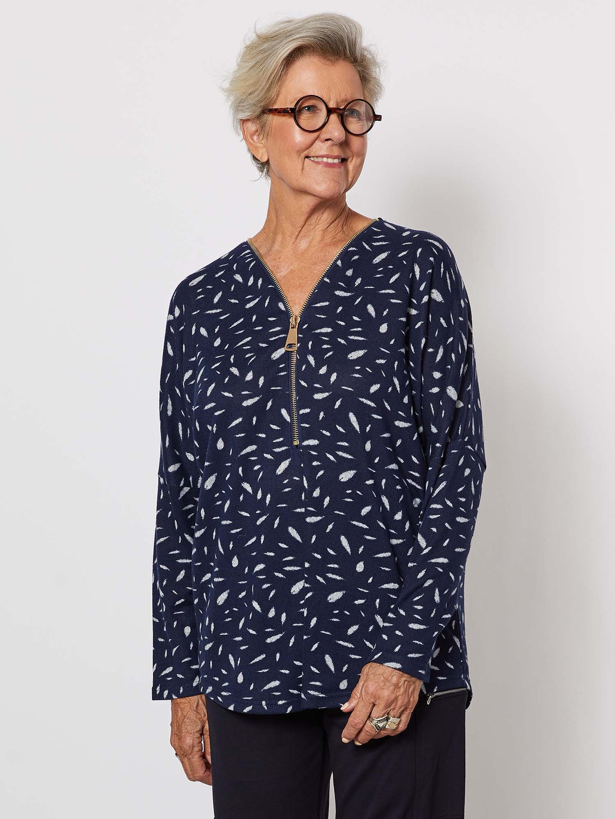 PRINT ZIP TOP