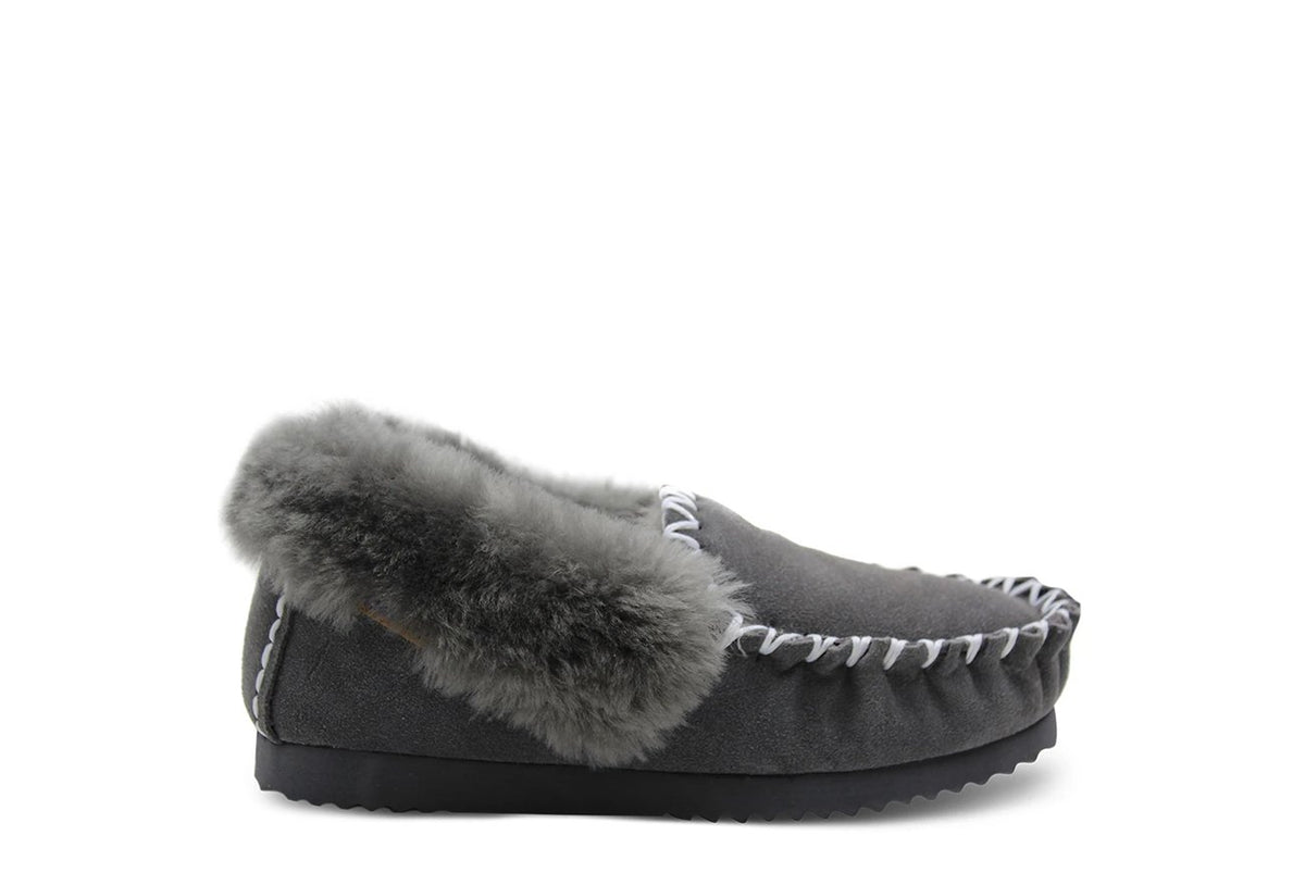 MOLLY MOCCASIN CHARCOAL
