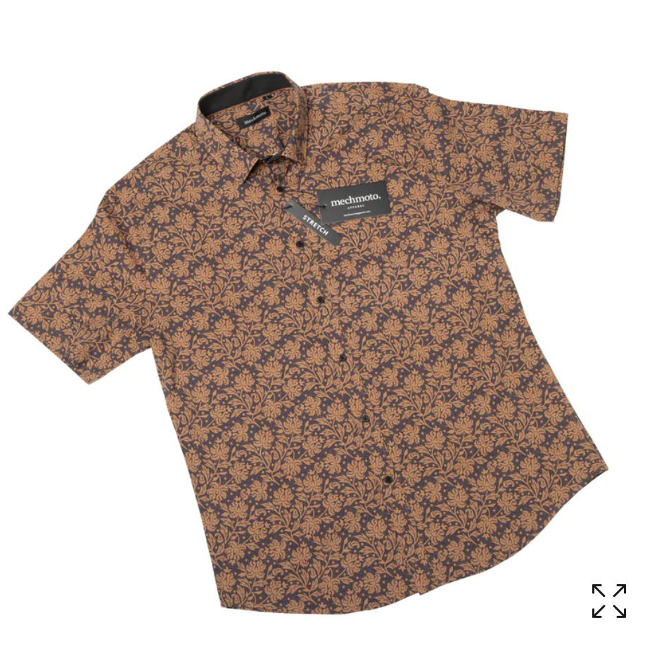 STRETCH S/S PRINT SHIRT