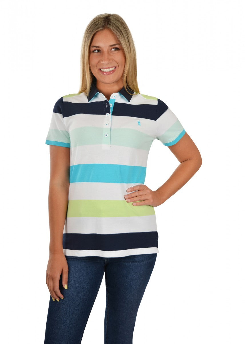 HAZEL STRIPE POLO