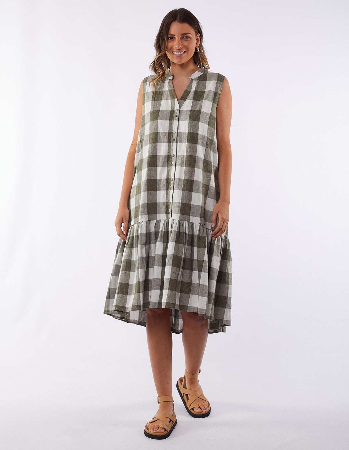 YARRA CHECK DRESS