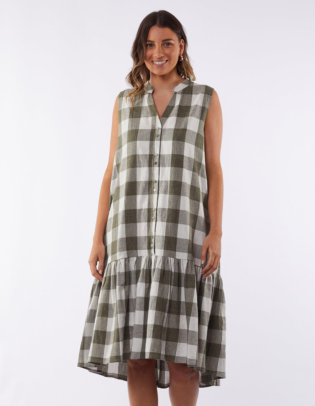 YARRA CHECK DRESS
