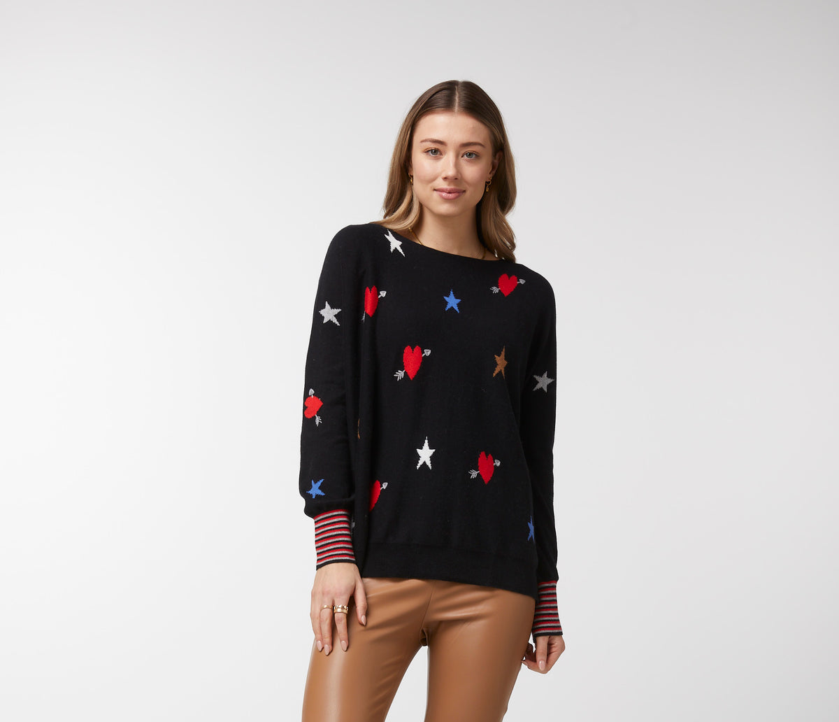 HEARTS &amp; STARS JUMPER