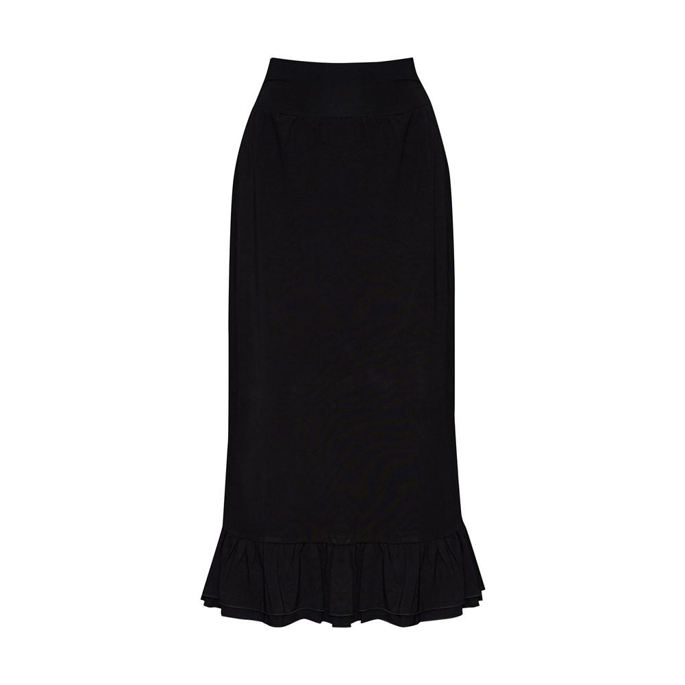 KATY FRILL MAXI SKIRT