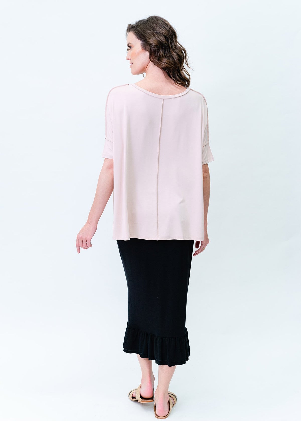 KATY FRILL MAXI SKIRT